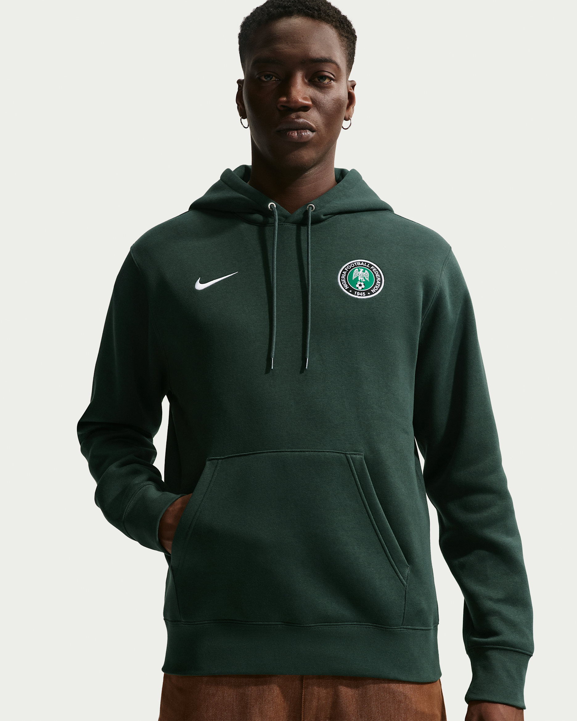 Nigeria Club Men's Nike Soccer Pullover Hoodie. Nike.com